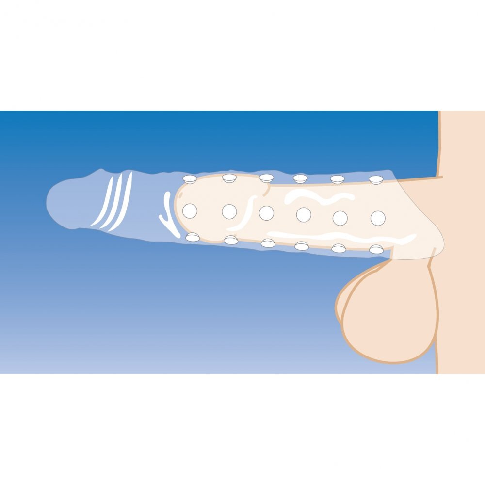 Size Matters 3 Inch Clear Penis Extender Sleeve-2