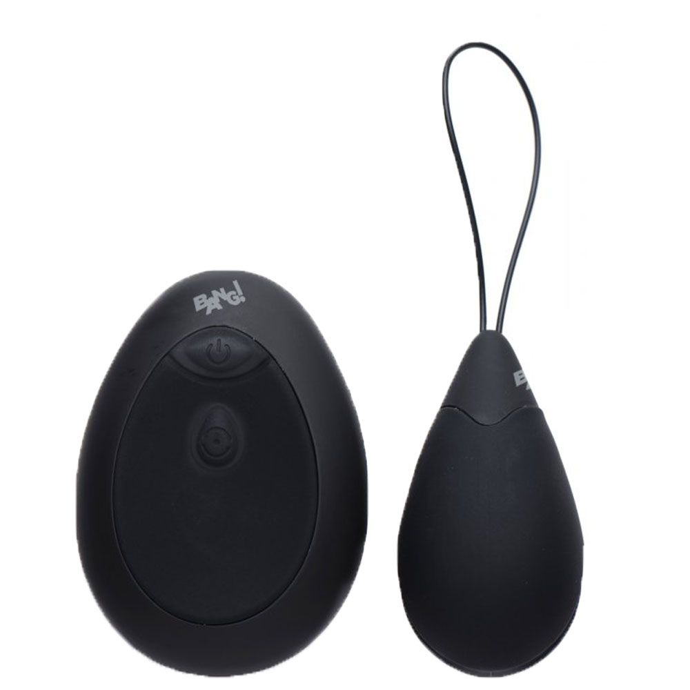 XR 10X Silicone Vibrating Egg Black-0