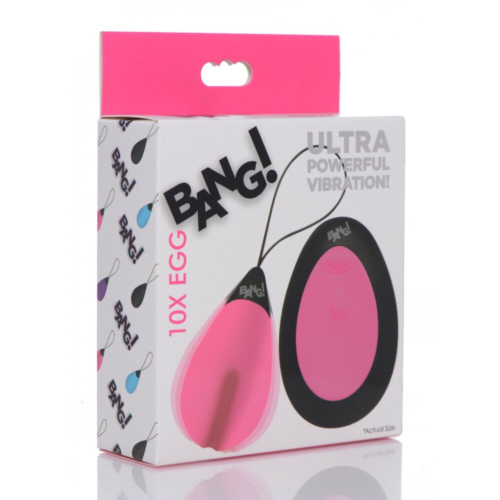 XR 10X Silicone Vibrating Egg Pink-3