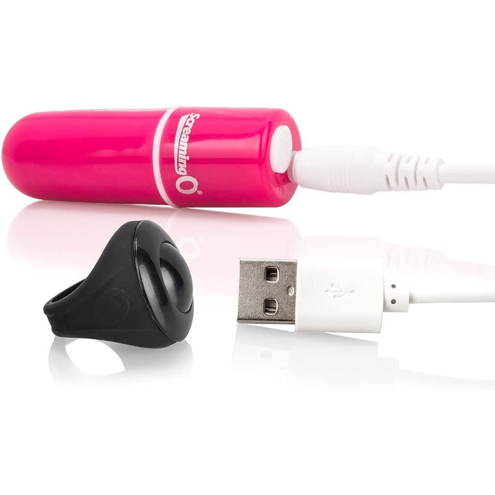 Screaming O Charged Vooom Pink Remote Control Bullet Vibe-1