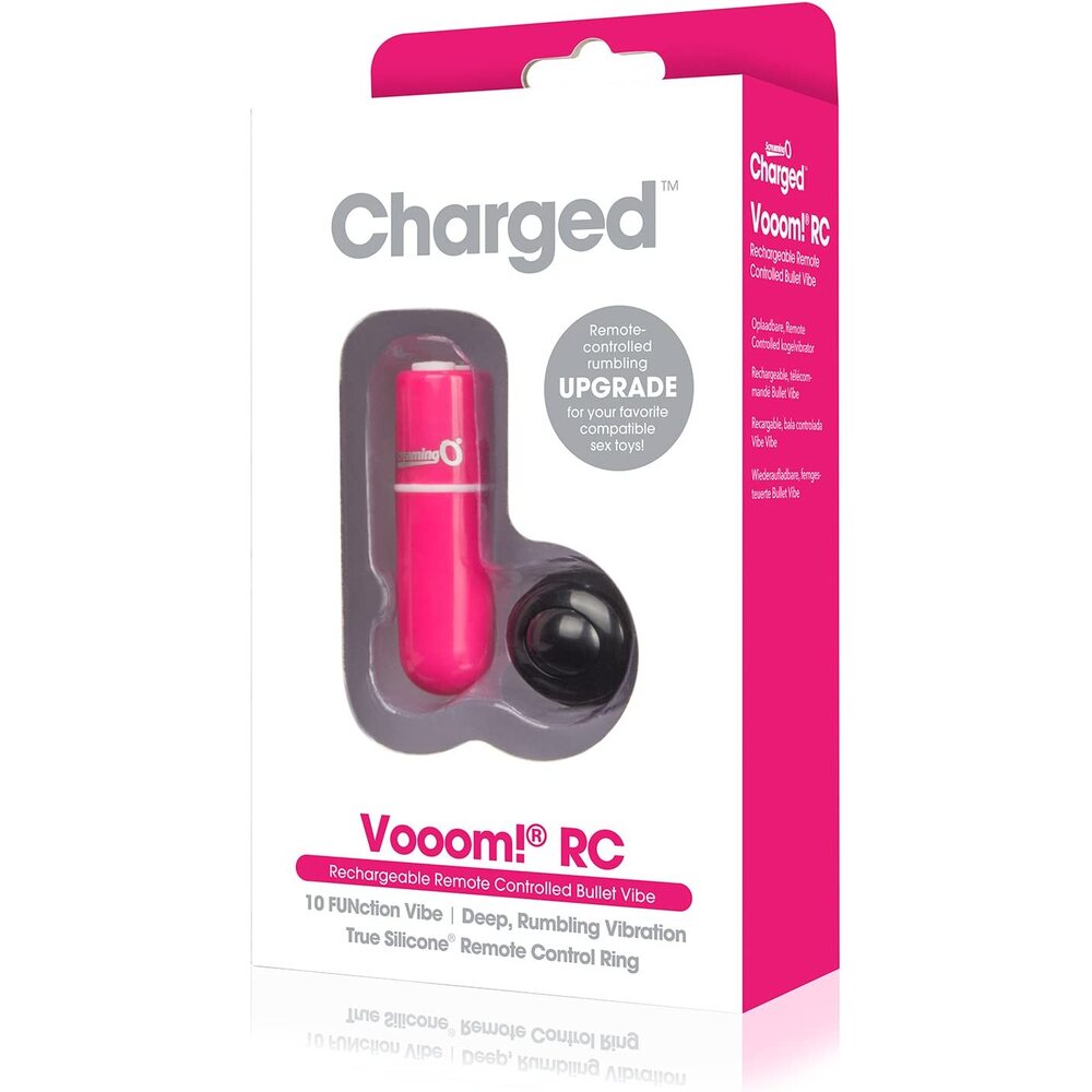 Screaming O Charged Vooom Pink Remote Control Bullet Vibe-3