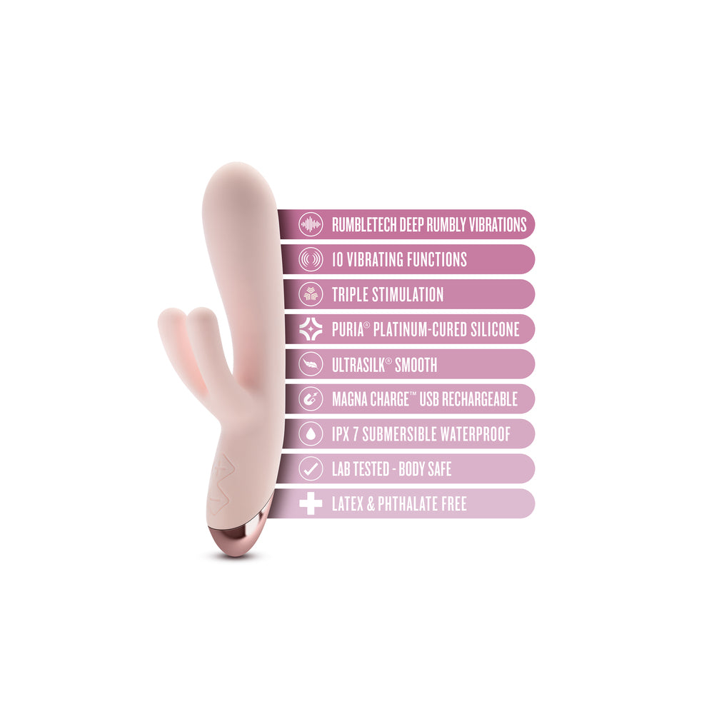 Blush Elora Pink Triple Stimulation Vibe-2