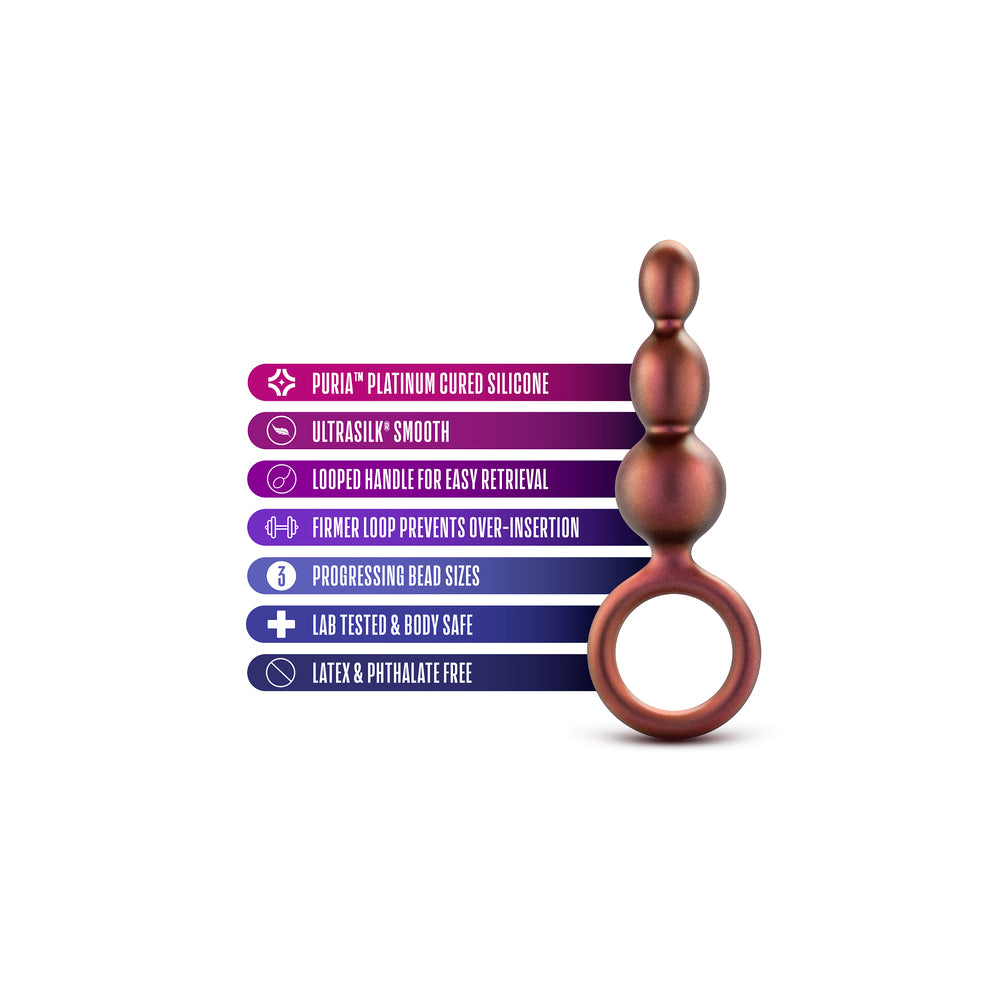 Anal Adventures Matrix Beaded Loop Butt Plug-3