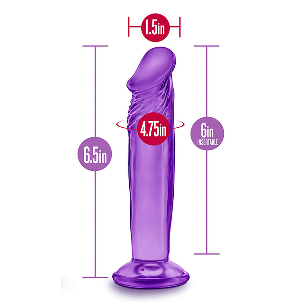 B Yours Sweet N Small 6 Inch Purple Dildo-2