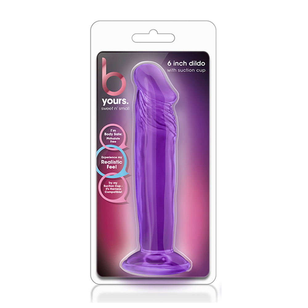 B Yours Sweet N Small 6 Inch Purple Dildo-3