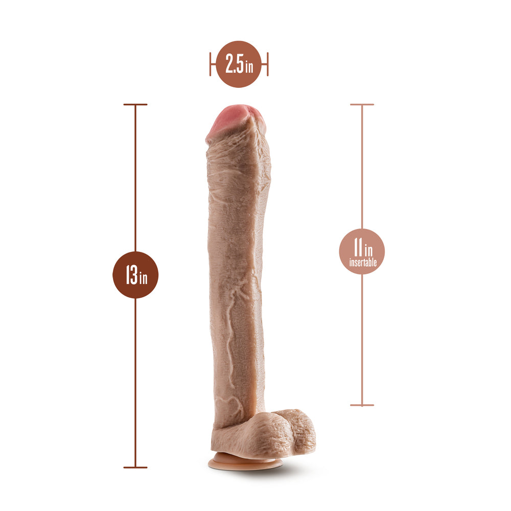 Dr. Skin Mr. Ed 13 Inch Dildo With Balls-1