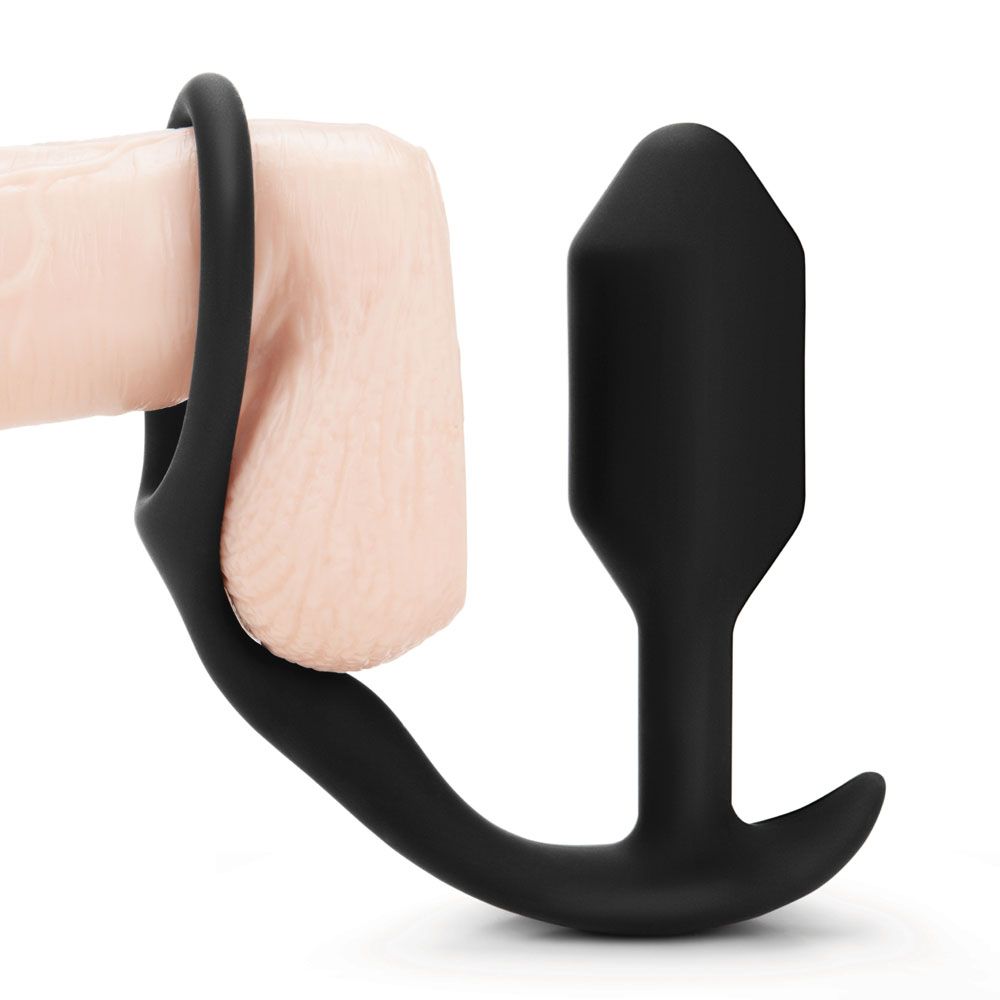 bVibe Snug And Tug Anal Plug And Cock Ring-1