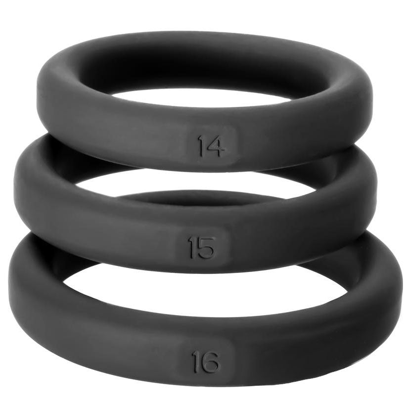 Perfect Fit XactFit Cock Ring Sizes 14, 15, 16-0