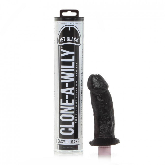 Clone A Willy Jet Black Vibrator-0