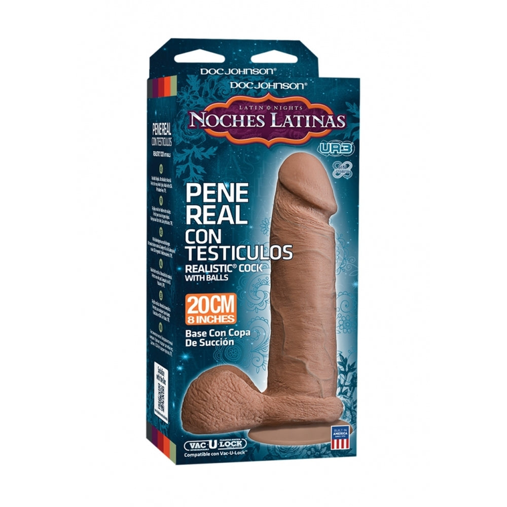 Noches Latinas Ur3 Pene Real 8 Inch Dildo-1