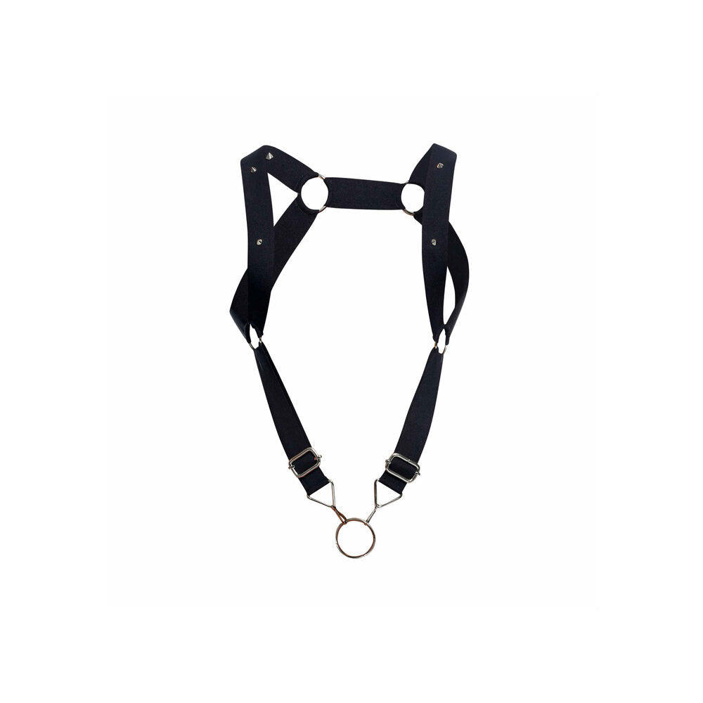 Male Basics Dngeon Straight Back Harness With Cock Ring-2