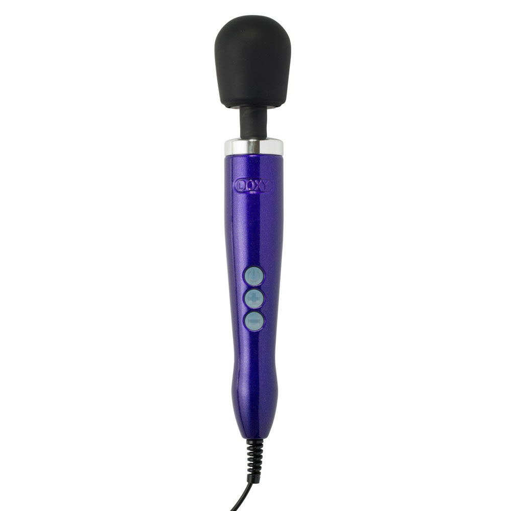 Doxy Die Cast Wand Massager PURPLE UK Plug-0