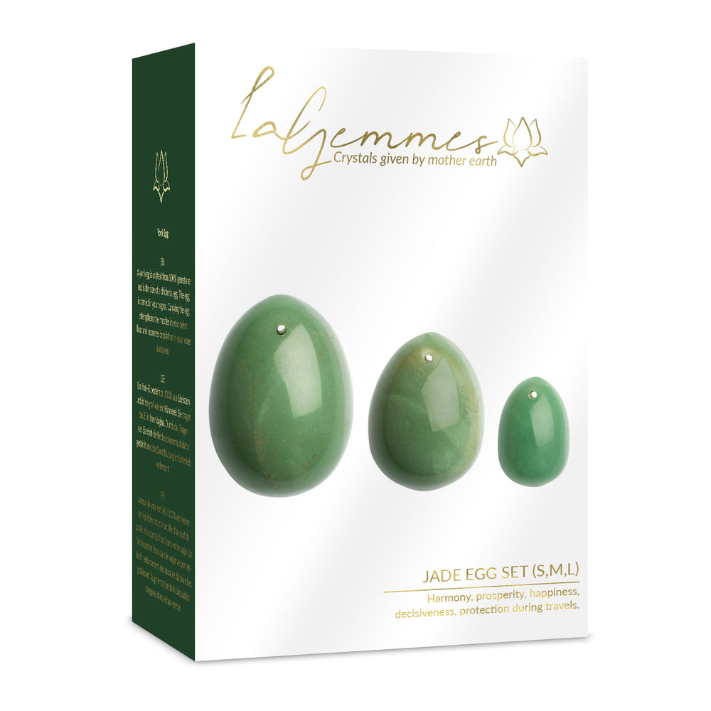 La Gemmes Yoni Egg Set Jade-3