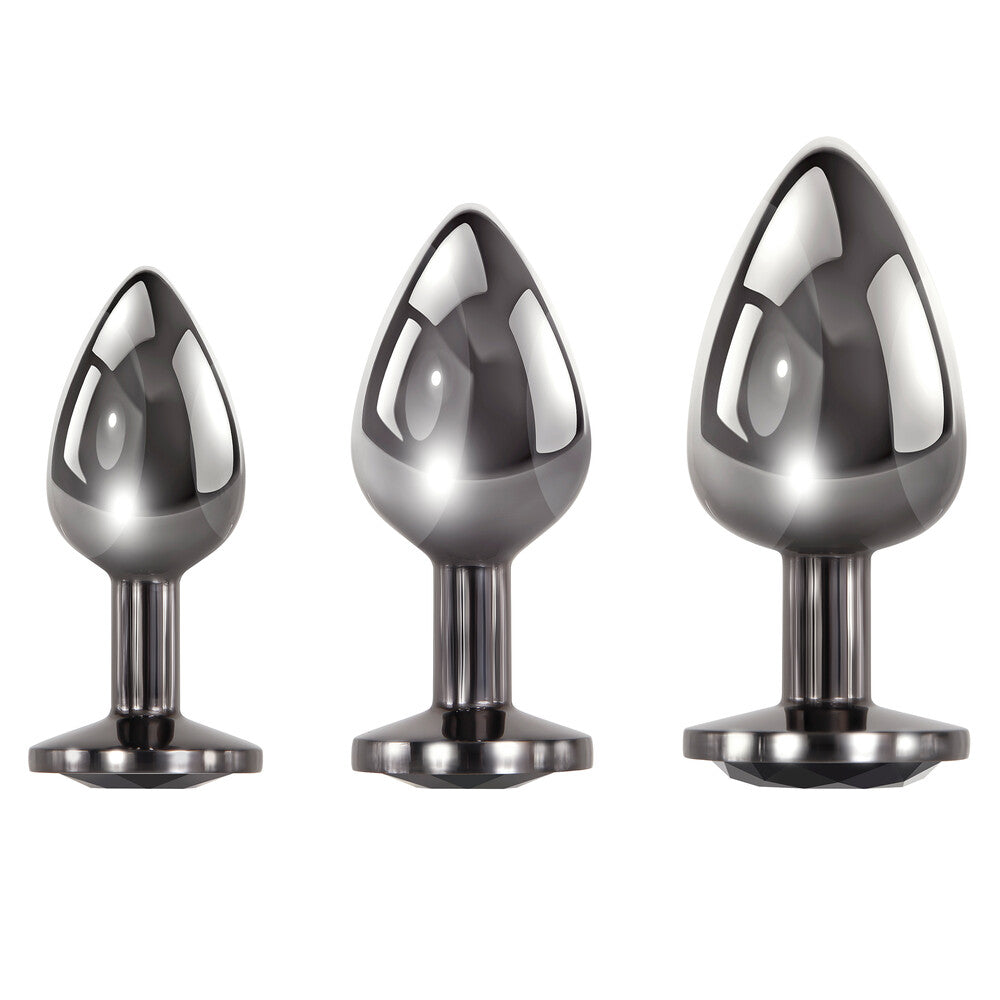 Evolved Black Gem Anal Plug Set-0