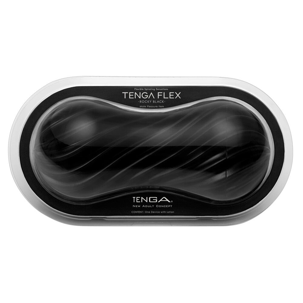 Tenga Flex Rocky Black Masturbator-0