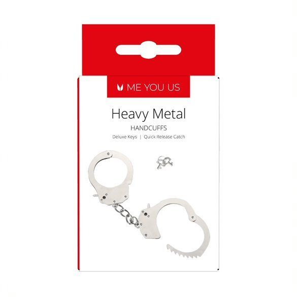 Me You Us Heavy Metal Handcuffs-1