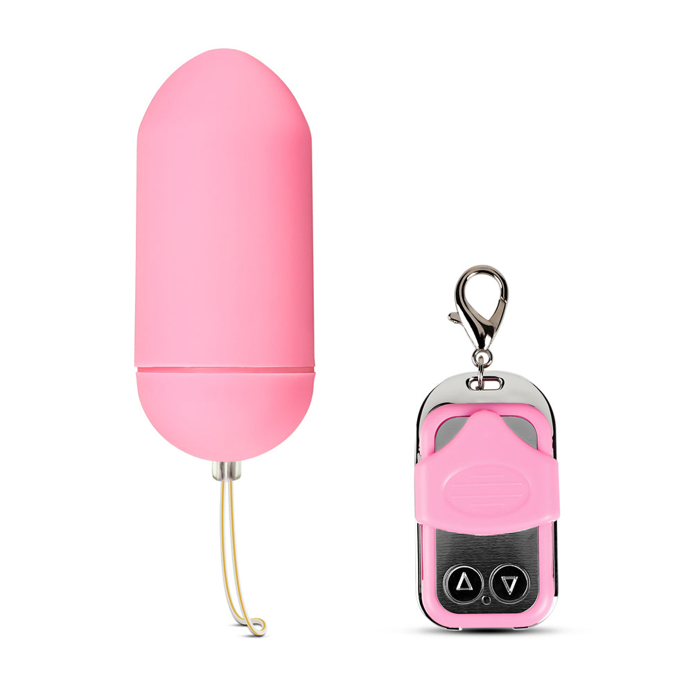 10 Function Remote Control Vibrating Pink Egg-0