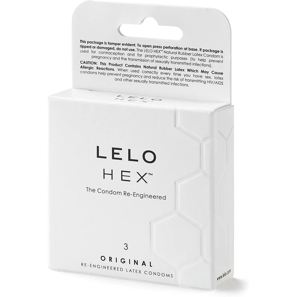 Lelo Hex Original Condoms 3 Pack-0