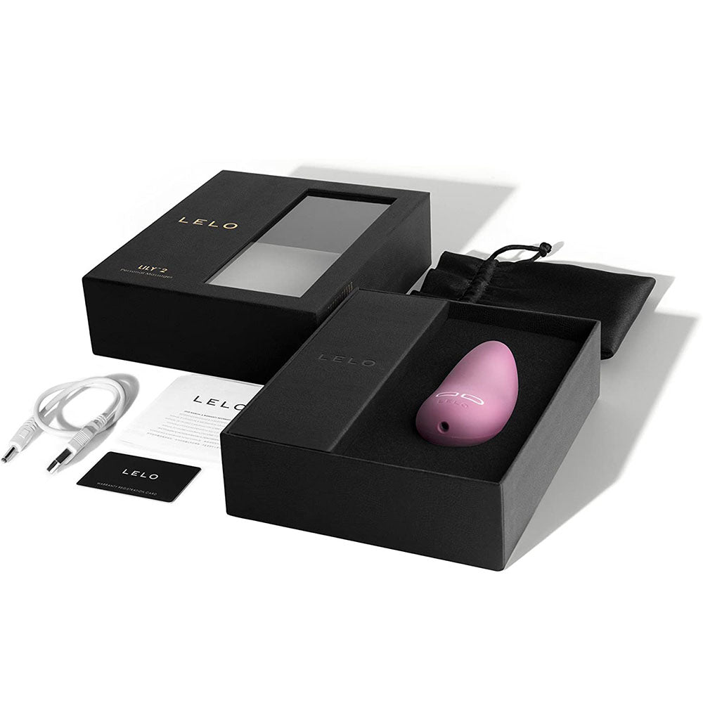 Lelo Lily 2 Rechargeable Clitoral Vibrator Pink Rose and Wisteri-1