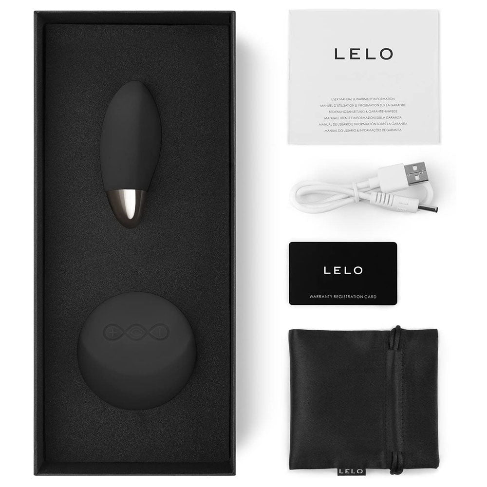 Lelo Lyla 2 Obsidian Black Vibrating Bullet-1