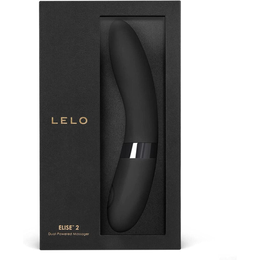 Lelo Elise 2 Dual Powered G Spot Vibrator Black-2