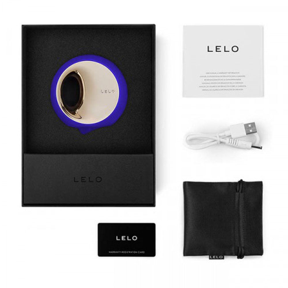 Lelo Ora 3 Deep Midnight Blue Oral Sex Stimulator-1