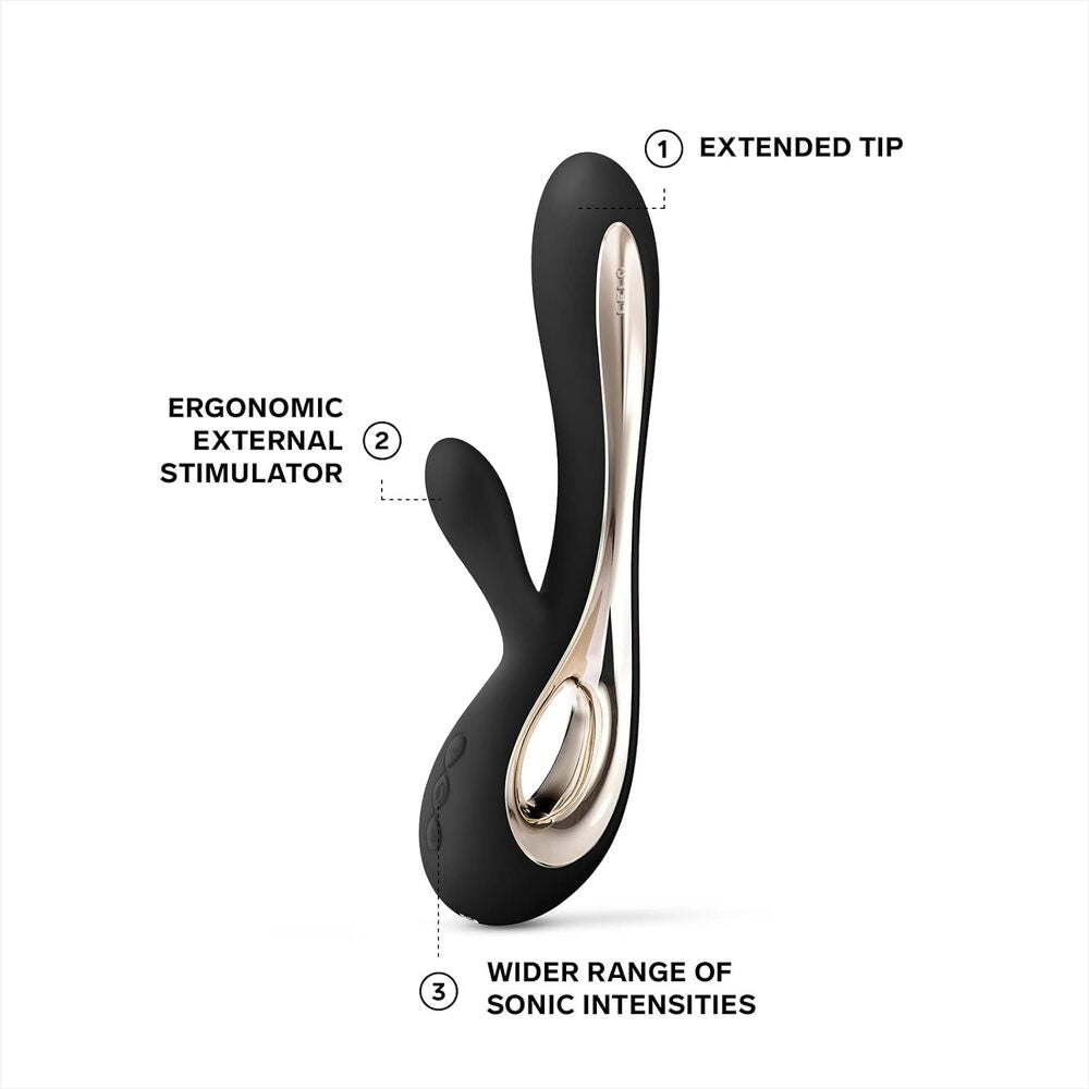 Lelo Soraya 2 Dual Rabbit Vibrator Black-3