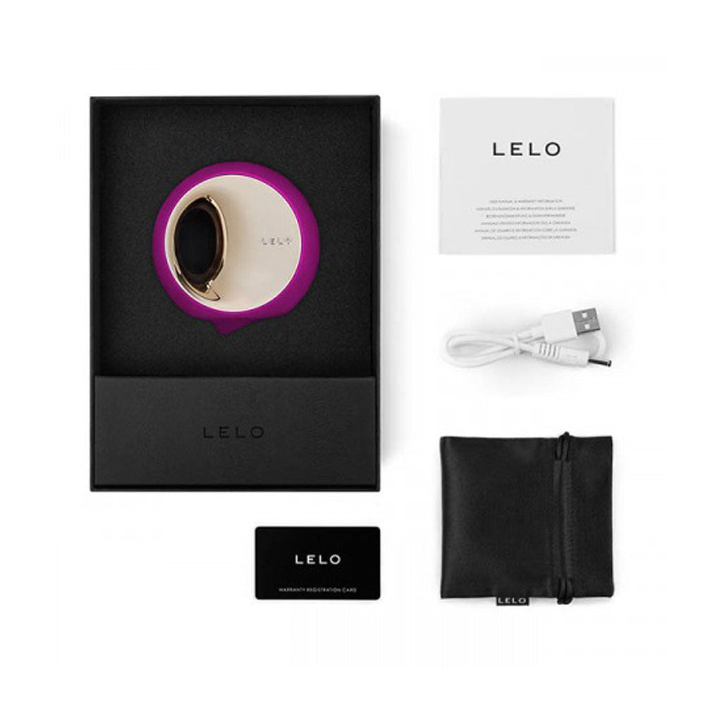 Lelo Ora 3 Deep Rose Oral Sex Stimulator-1