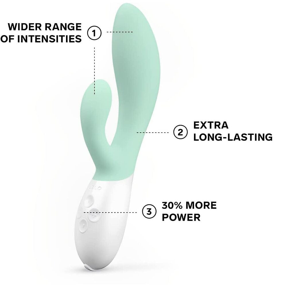 Lelo Ina 3 Dual Action Massager Seaweed-1