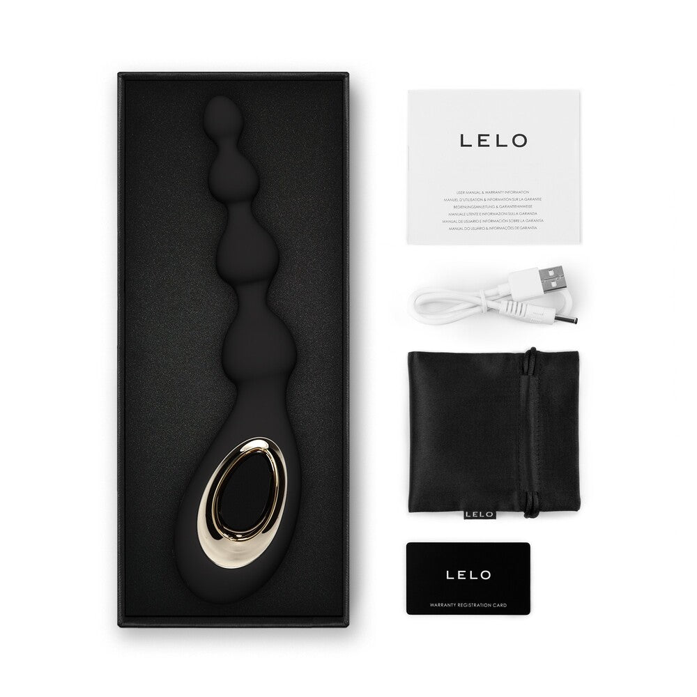 Lelo Soraya Anal Beads Massager Black-1