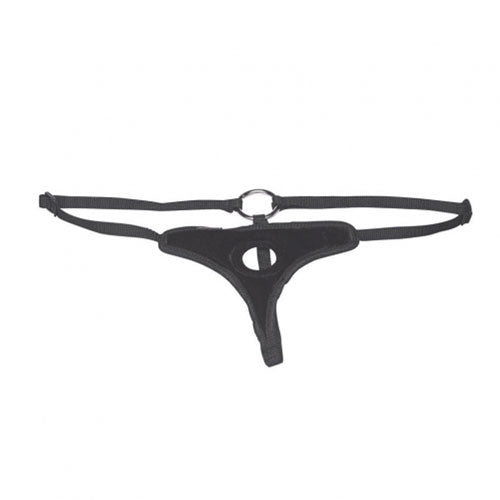 Lux Fetish Velvet Bikini Strap On Harness-1