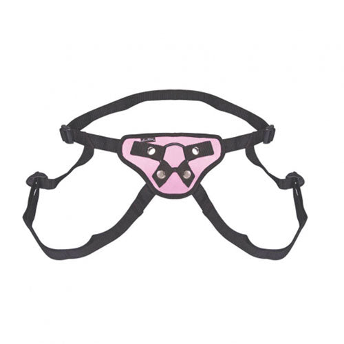 Lux Fetish Pretty In Pink Strap On Harness-1