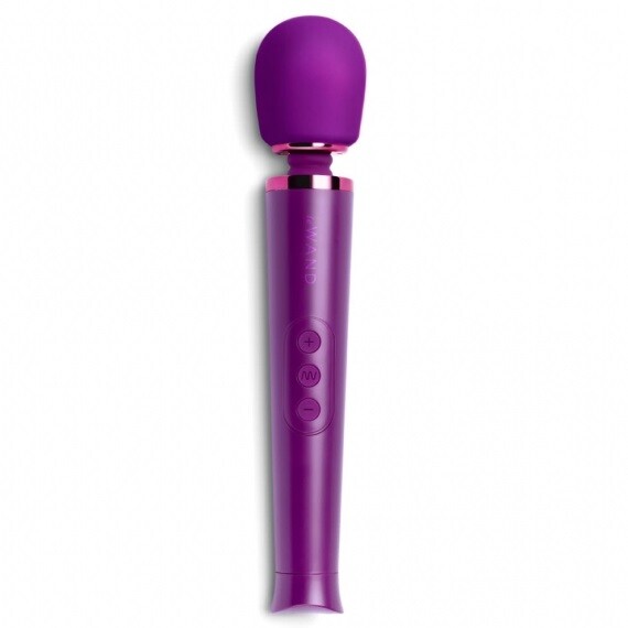 Le Wand Petite Rechargeable Vibrating Massager Dark Cherry-0