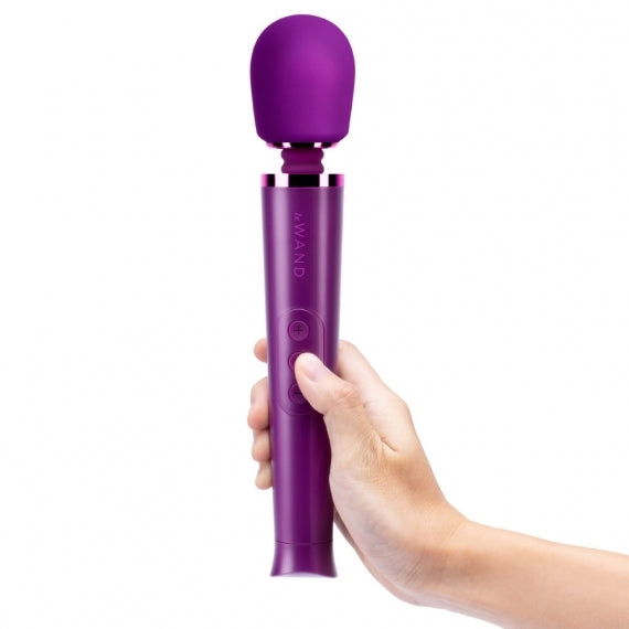 Le Wand Petite Rechargeable Vibrating Massager Dark Cherry-1