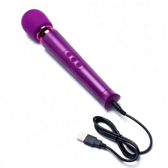 Le Wand Petite Rechargeable Vibrating Massager Dark Cherry-3