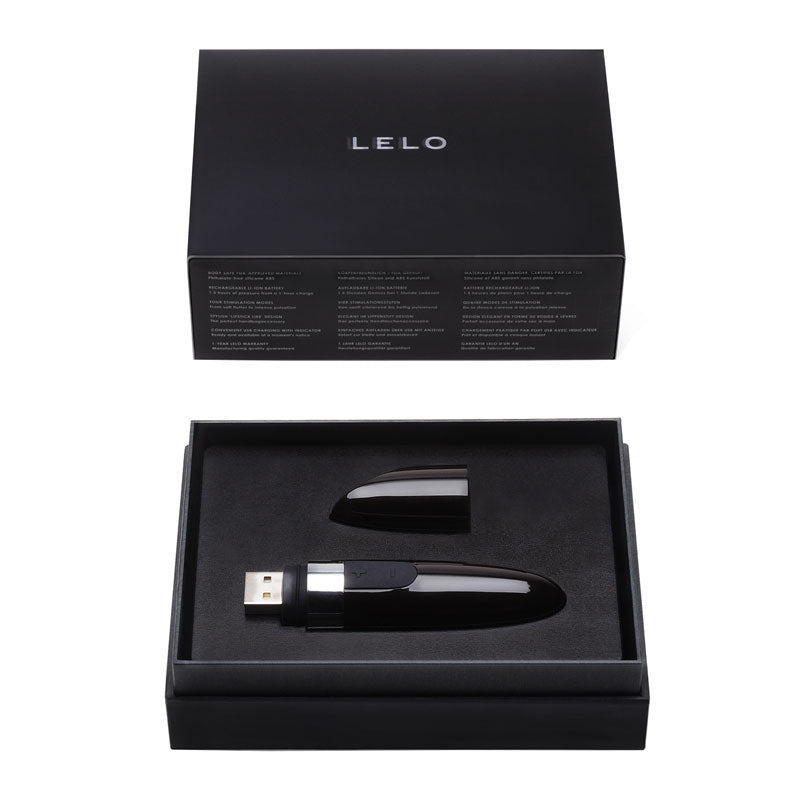 Lelo Mia 2 Lipstick Vibrator Black-3