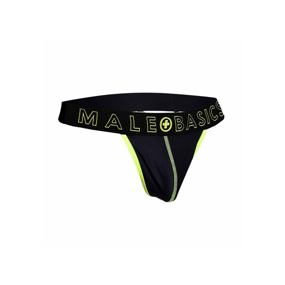 Male Basics Neon Thong Yellow-2