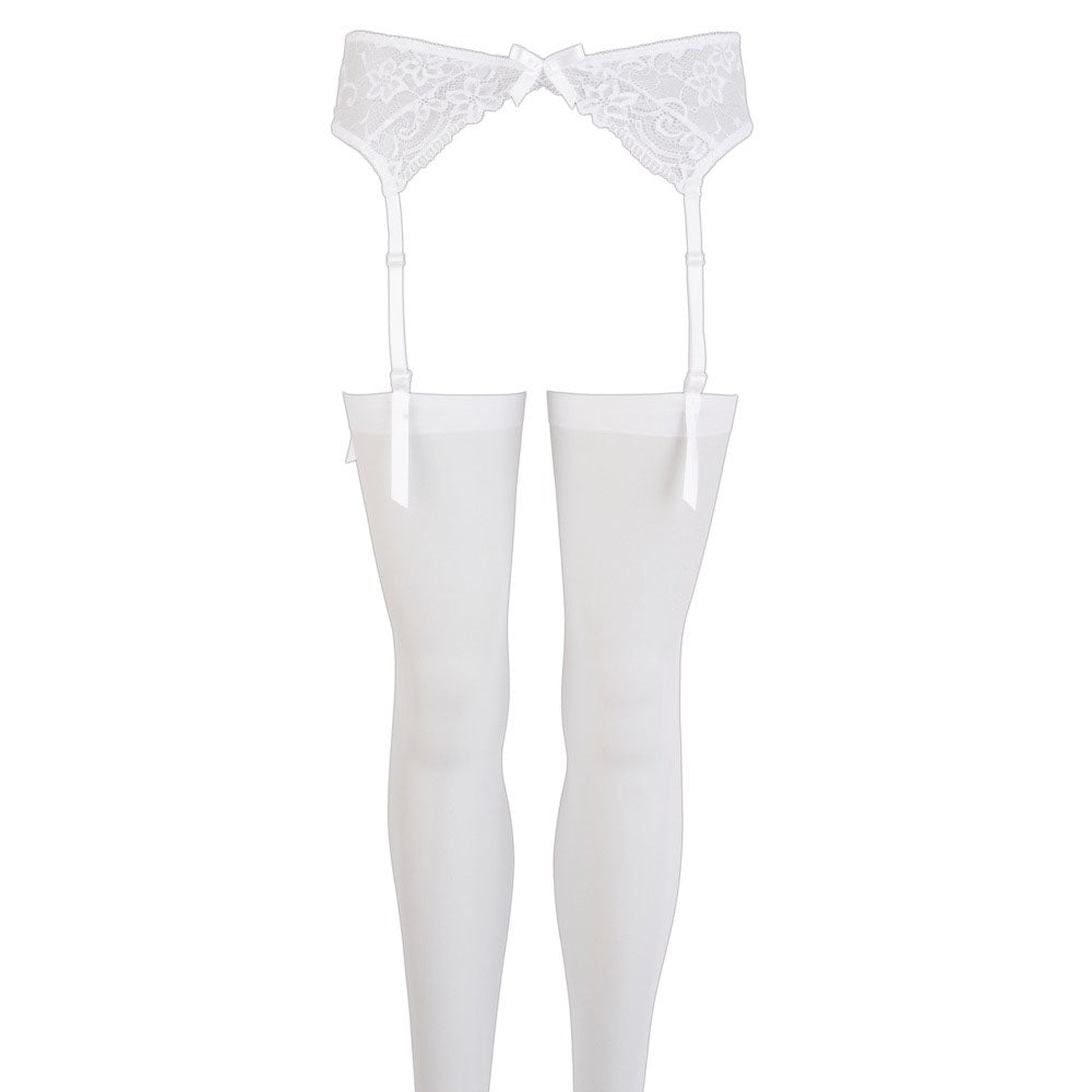 NOXQSE Suspender Set White-2