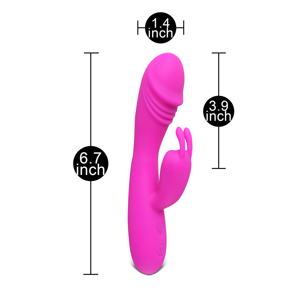 12 speed Rabbit Vibrator Pink-2