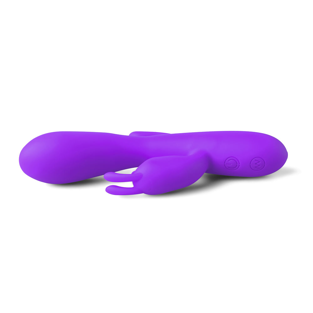 Double Bunny 12 speed Silicone Vibe Purple-2