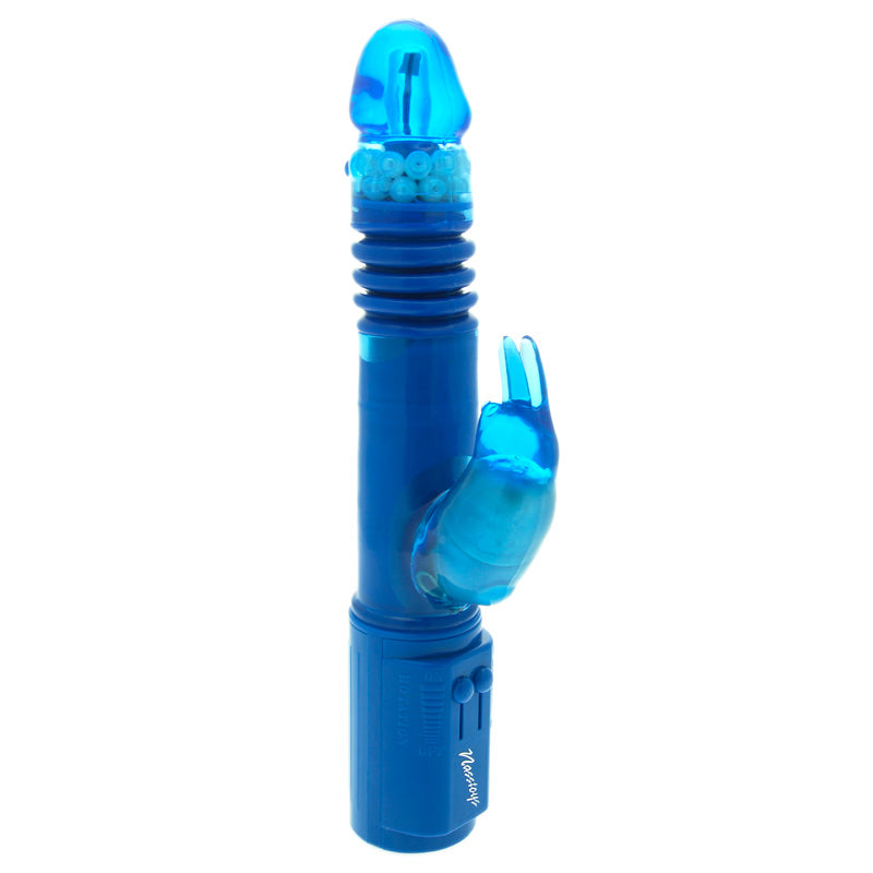 Deep Stroker Rabbit Vibrator Blue-0