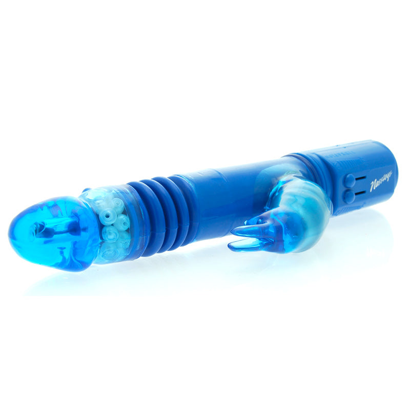 Deep Stroker Rabbit Vibrator Blue-1