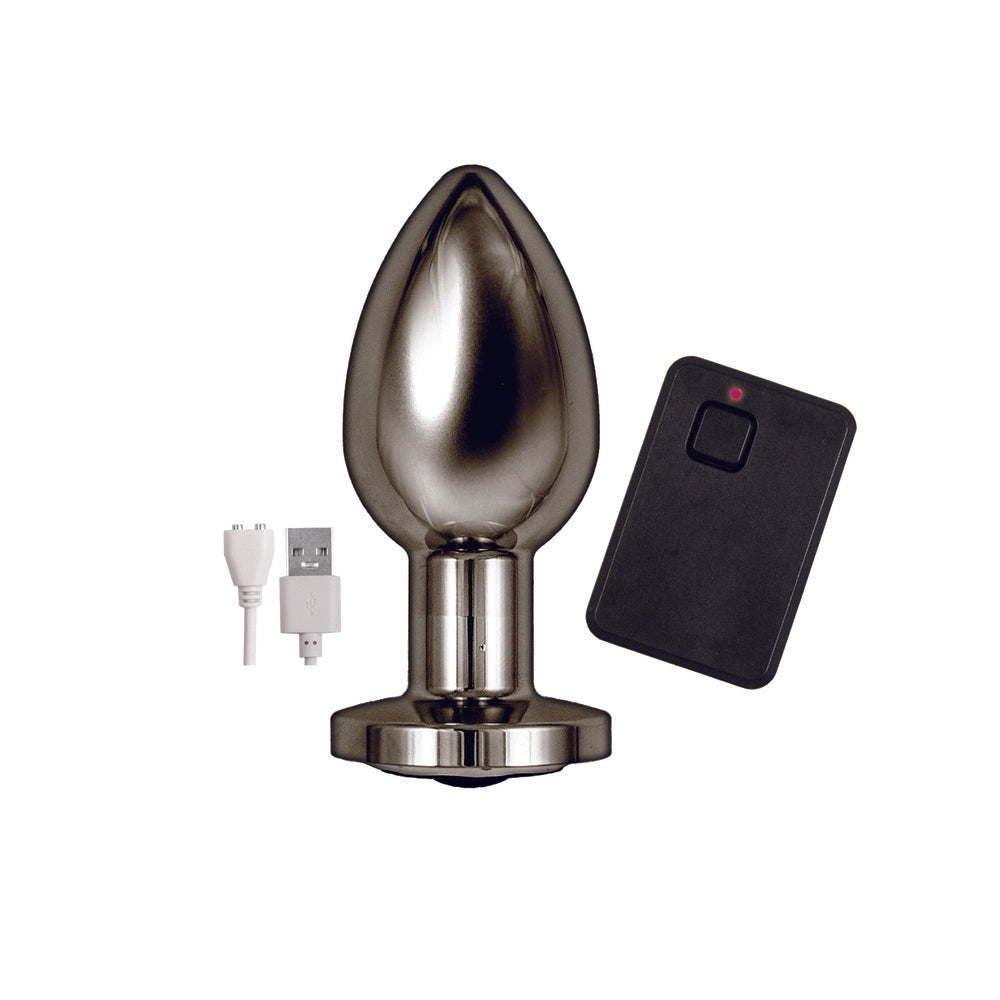 Ass Sation Remote Vibrating Butt Plug Black-2