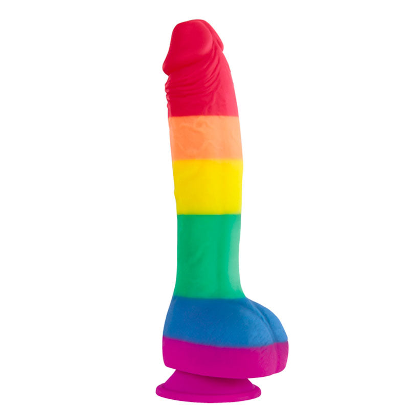 Colours Pride Edition 8 Inch Realistic Silicone Dildo With Balls-0