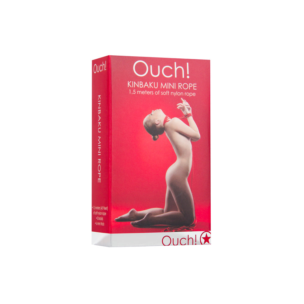 Ouch 1.5 Meters Kinbaku Mini Rope Red-2