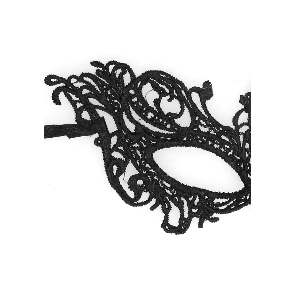 Ouch Royal Black Lace Mask-1