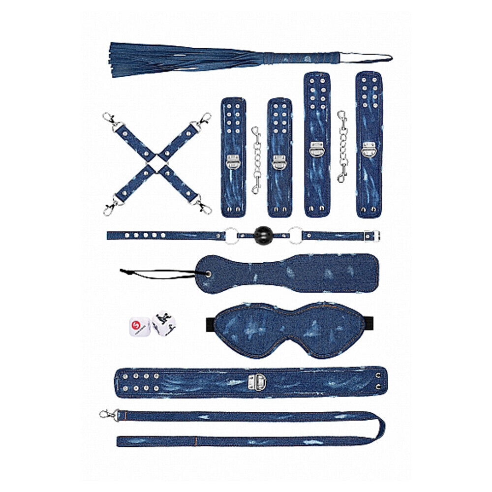 Ouch Tough Denim Style Bondage Kit-2