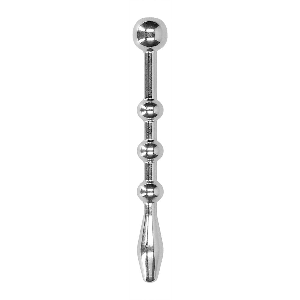 Ouch Urethral Sounding Stainless Steel Plug With Balls-0