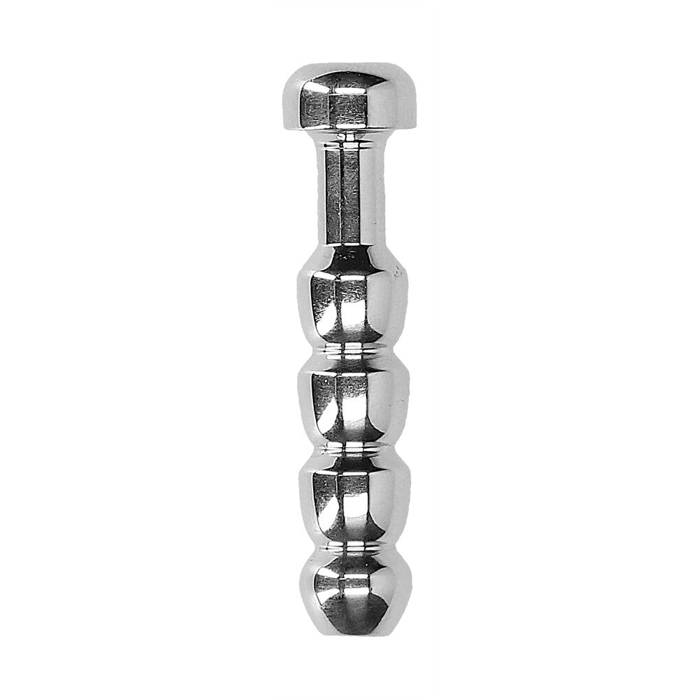 Ouch Urethral Sounding Stainless Steel Ridged Plug-0