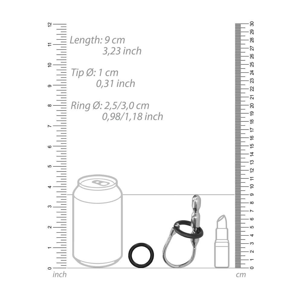 Ouch Urethral Sounding Stainless Steel Stretcher With Ring-1